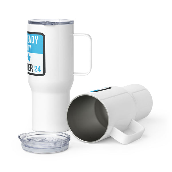 Election Ready Community Supporter Travel Mug (Handle)