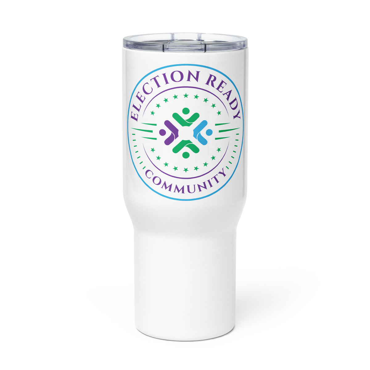 Election Ready Community Travel Mug (Handle)