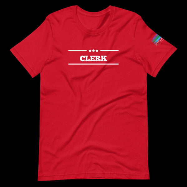 Clerk Title Unisex t-shirt