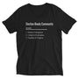 Election Ready Community Definition Series Unisex Short Sleeve V-Neck T-Shirt